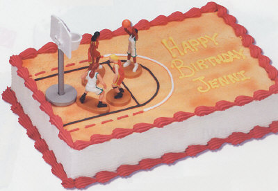Basketball Girls Cake Decorating Instructions