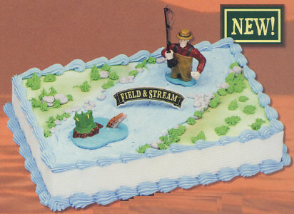 Field & Stream Fly Fishing Cake Decorating Instructions